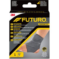 3M Futuro Comfort Fit Ankle Support Γκρι One Size 1 Τεμάχιο, Κωδ 04037 - Ρυθμιζόμενη Επιστραγαλίδα για Καθημερινή Άνεση & Στήριξη