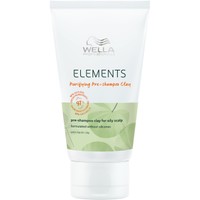 Wella Professionals Elements Purifying Pre-Shampoo Clay 70ml - Πηλός Καθαρισμού & Εξισσορόπησης της Λιπαρότητας του Τριχωτού της Κεφαλής, για πριν το Λούσιμο