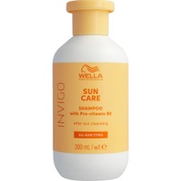 Wella Invigo Sun Care Shampoo with Pro-Vitamin B5 All Hair Types 300ml - Σαμπουάν Βαθύ Καθαρισμού για Χρήση Μετά την Έκθεση στον Ήλιο για Όλους τους Τύπους Μαλλιών