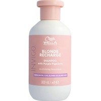 Wella Professionals Invigo Blonde Recharge Shampoo With Purple Pigments 300ml - Σαμπουάν Αναζωογόνησης Χρώματος για Ανταύγειες, Ψυχρά Ξανθά & Γκρι Μαλλιά