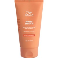 Wella Professionals Invigo Nutri Enrich Frizz Control Cream with Goji Berry for Dry or Stressed Hair 150ml - Κρέμα Προστασίας Ενάντια στο Φριζάρισμα που Ισιώνει & Θρέφει τα Ατίθασα Μαλλιά