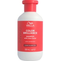 Wella Professionals Invigo Color Brilliance Shampoo with Lime Caviar Coarse Coloured Hair 300ml - Σαμπουάν με Βελτιωμένο PH για Προστασία Χρώματος για Βαμμένα Δύσκολα - Σκληρά Μαλλιά με Μεγάλη Διάρκεια