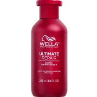 Wella Professionals Ultimate Repair Shampoo Step 1, 250ml - Ανάλαφρο Κρεμώδες Σαμπουάν με Πλούσιο Αφρό για Πολύ Ταλαιπωρημένα Ξηρά Μαλλιά