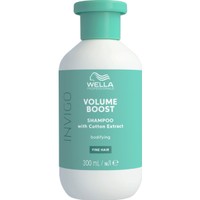 Wella Professionals Invigo Volume Boost Shampoo Fine Hair With Cotton Extract 300ml - Σαμπουάν Περιποίησης για Λεπτά Μαλλιά που Δίνει Όγκο, Ανάλαφρη Αίσθηση & Αφαιρεί τους Ρύπους