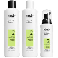 Nioxin Promo Scalp & Hair System 2 Shampoo 150ml & Conditioner 150ml & Treatment Serum 40ml - Σαμπουάν, Μαλακτική Κρέμα & Ορός για Φυσικά Μαλλιά με Προοδευτική Αραίωση