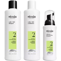 Nioxin Promo Scalp & Hair System 2 Shampoo 300ml & Conditioner 300ml & Treatment Serum 100ml - Σαμπουάν, Μαλακτική Κρέμα & Ορός για Φυσικά Μαλλιά με Προοδευτική Αραίωση