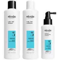 Nioxin Promo Scalp & Hair System 3 Shampoo 300ml & Conditioner 300ml & Treatment Serum 100ml - Σαμπουάν, Μαλακτική Κρέμα & Ορός για Βαμμένα Μαλλιά με Ελαφριά Αραίωση