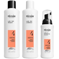 Nioxin Promo Scalp & Hair System 4 Shampoo 150ml & Conditioner 150ml & Treatment Serum 40ml - Σαμπουάν, Μαλακτική Κρέμα & Ορός για Βαμμένα Μαλλιά με Προοδευτική Αραίωση