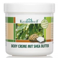 Krauterhof Body Cream with Shea Butter 250ml - Θρεπτική Κρέμα Σώματος με Βούτυρο Καριτέ, Ιδανική για Ξηρές & Ευαίσθητες Επιδερμίδες
