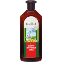 Krauterhof Shampoo Phytocomplex Garlic for Oily Hair 500ml - Αναζωογονητικό Σαμπουάν με Πανθενόλη & Φυτοσύμπλεγμα Σκόρδου για Λιπαρά Μαλλιά