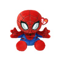 Ty Beanie Babies Spider-Man Plushie 1 Τεμάχιο - Λούτρινο Παιδικό Παιχνίδι Εμπνευσμένο από τον Χαρακτήρα Spider-Man της Marvel