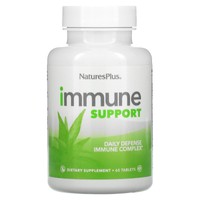 Natures Plus Immune Support Daily Defense 60tabs - Πολυβιταμινούχο Συμπλήρωμα Διατροφής σε Παστίλιες για Ενίσχυση της Άμυνας του Οργανισμού