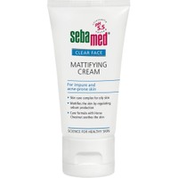 Sebamed Clear Face Mattifying Cream for Acne Prone Skin 50ml - Κρέμα Προσώπου Μείωσης της Παραγωγής Σμίγματος που Προσφέρει Ματ Υφή