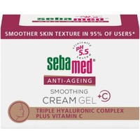 Sebamed Anti-Ageing Smoothing Cream Gel 50ml - Αντιγηραντική Κρέμα Προσώπου με Υφή Τζελ με Φυσική Βιταμίνη C & Τριπλό Σύμπλεγμα Υαλουρονικού για Ορατά πιο Λεία Επιδερμίδα