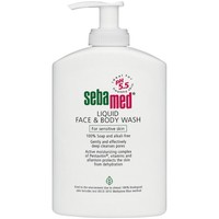 Sebamed Liquid Face & Body Wash 300ml - Ήπιος Καθαρισμός Προσώπου & Σώματος Χωρίς Σαπούνι για Ευαίσθητες Επιδερμίδες