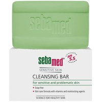 Sebamed Cleansing Bar for Sensitive & Problematic Skin 100g - Μπάρα Καθαρισμού Προσώπου & Σώματος για Ευαίσθητες, Λιπαρές & Ευαισθητοποιημένες Επιδερμίδες