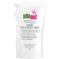 Sebamed Liquid Face & Body Wash Refill - 400ml - Ήπιο καθαριστικό Προσώπου Σώματος για Ευαίσθητη & Προβληματική Επιδερμίδα