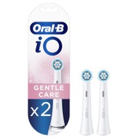 Oral-B iO Gentle Care Brush Heads 2 Τεμάχια - Ανταλλακτικές Κεφαλές Βουρτσίσματος για Απαλό & Επαγγελματικό Καθαρισμό των Ευαίσθητων Δοντιών & Ούλων