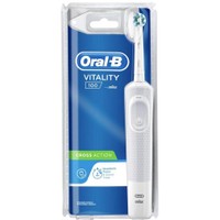 Oral-B Vitality 100 Cross Action White 1 Τεμάχιο - Ηλεκτρική Οδοντόβουρτσα για Βαθύ Καθαρισμό & Ενσωματωμένο Χρονόμετρο 2 Λεπτών