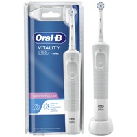 Oral-B Vitality 100 Sensitive Clean Electric Toothbrush 1 Τεμάχιο - Ηλεκτρική Οδοντόβουρτσα για Ευαίσθητα Δόντια & Ούλα με Ενσωματωμένο Χρονόμετρο 2 Λεπτών