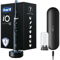 Oral-B iO Series 10 Electric Toothbrush 1 Τεμάχιο - Cosmic Black - Ηλεκτρική Οδοντόβουρτσα Προηγμένης Τεχνολογίας με 7 Προγράμματα Καθαρισμού, Αθόρυβη Λειτουργία, 3D Teeth Tracking, Διαδραστική Οθόνη & Θήκη Φορτιστή