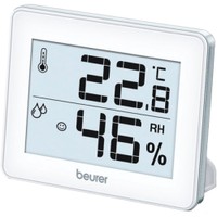 Beurer Wellbeing Thermo Hygrometer 1 Τεμάχιο - Θερμόμετρο & Υγρασιόμετρο για Εσωτερικούς Χώρους