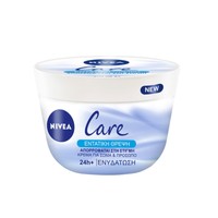 Nivea Care Nourishing Face & Body Cream 200ml - Ενυδατική & Θρεπτική Κρέμα Προσώπου, Σώματος