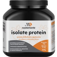 My Elements Isolate Protein Strawberry Milkshake 660g - Συμπλήρωμα Διατροφής με Καθαρή Πρωτεΐνη για Αύξηση & Διατήρηση της Μυϊκής Μάζας, Ενέργεια & Τόνωση