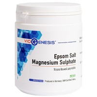 Viogenesis Epsom Salt Magnesium Sulphate 500g - Βρώσιμα Άλατα Θειικού Μαγνησίου, Κατάλληλα & για Εξωτερική Χρήση σε Μπάνιο, Ποδόλουτρο