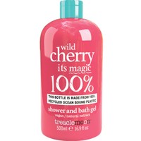 Treaclemoon Wild Cherry Magic Bath & Shower Gel 500ml - Αναζωογονητικό & Ενυδατικό Αφρόλουτρο Σώματος με Φρουτώδες Άρωμα Άγριου Κερασιού