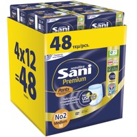 Sani Sensitive Promo Premium Pants No2 Medium 48 Τεμάχια (4x12) - Ελαστικά, Απορροφητικά Εσώρουχα Ακράτειας μιας Χρήσης