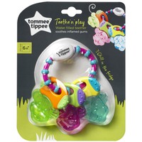 Tommee Tippee Teeth n Play Water Filled Teether 6m+ Κωδ 436470, 1 Τεμάχιο - Μασητικό Βρεφικό Παιχνίδι