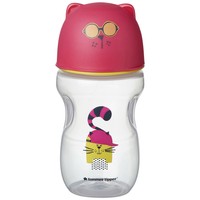 Tommee Tippee Soft Sippee Cup 12m+ Ροζ Κωδ 44718511, 300ml - Κύπελλο με Μαλακό Στόμιο & Βαλβίδα