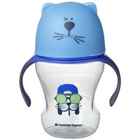 Tommee Tippee Soft Sippee Trainer Cup 6m+ Μπλε Κωδ 44718211, 230ml - Εκπαιδευτικό Κύπελλο με Στόμιο & Λαβές