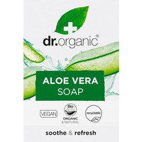 Dr Organic Aloe Vera Soap Soothe & Refresh 100g - Σαπούνι Σώματος σε Μορφή Μπάρας με Βιολογική Αλόη Βέρα & Δενδρολίβανο