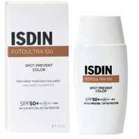 Isdin Fotoultra 100 Spot Prevent Color Spf50+, 50ml - Αντηλιακό Προσώπου με Χρώμα με Πολύ Υψηλή Προστασία που Προλαμβάνει τα Σημάδια που Προκαλούνται από τον Ήλιο