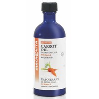 Macrovita Carrot Oil with Vitamin E 100ml - Καροτέλαιο σε Φυσικά Λάδια με Βιταμίνη Ε για Πρόσωπο, Σώμα & Μαλλιά