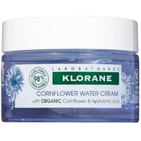 Klorane Cornflower & Hyaluronic Acid Face Water Cream 50ml - Ενυδατική Κρέμα Ημέρας Προσώπου - Λαιμού