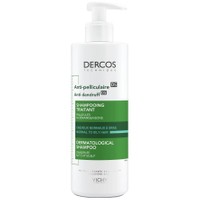 Vichy Dercos Anti-Dandruff Dermatological Shampoo for Normal to Oily Hair 390ml - Σαμπουάν Κατά της Ξηροδερμίας για την Καταπολέμηση της Λιπαρής Πιτυρίδας & της Φαγούρας του Τριχωτού με Αντλία