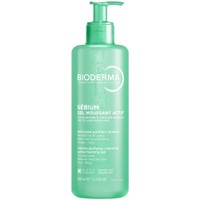 Bioderma Sebium Intense Puriifying Cleansing Face & Body Foaming Gel 400ml - Αφρίζον Τζέλ για Ενεργό Καθαρισμό & Απολέπιση για Δέρμα με Τάση Ακμής με Σαλικυλικό & Γλυκολικό Οξύ, με Αντλία