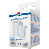 Master Aid Dermagrip Elastic Cohesive Fixation Bandage 4m x 8cm 1 Τεμάχιο - Αποστειρωμένος Αυτοκόλλητος Ελαστικός Επίδεσμος