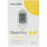 Microlife GlucTeq Light Blood Glucose Monitoring System 1 Τεμάχιο - Εύχρηστο Σύστημα Μέτρησης Γλυκόζης Αίματος