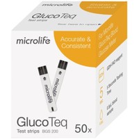 Microlife GlucoTeq Test Strips 50 Τεμάχια - Ταινίες Μέτρησης Σακχάρου