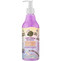 Organic Shop Unicorn Magic High Shine Blueberry & Vanilla Shampoo 500ml - Ενυδατικό Σαμπουάν Υψηλής Λάμψης με Άρωμα Βατόμουρου & Βανίλιας με Αντλία