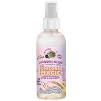 Organic Shop Unicorn Glide & Magic Rose & Raspberry Hair Detangler Spray 170ml - Ενυδατικό Σπρέι μαλλιών με Άρωμα Τριαντάφυλλο & Βατόμουρο για Μπερδέμενα Μαλλιά & Κόμπους