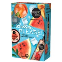 Organic Shop Promo Hydrating Watermelon & Peach Body Shower Gel 280ml & Body Scrub 100ml - Αφρόλουτρο για Ενυδάτωση & Απαλότητα με Καρπούζι & Ροδάκινο & Απολεπιστικό Σώματος για Ενυδάτωση & Απαλότητα