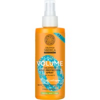 Natura Siberica Volume Oblepikha Heat Protection Spray 200ml - Θερμοπροστατευτικό σπρέι για ενίσχυση του όγκου με 3x Ιπποφαές & Κολλαγόνο