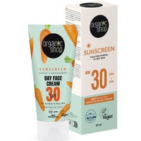 Organic Shop Sunscreen for Normal to Dry Skin Spf30, 50ml - Αντηλιακή Προσώπου Υψηλής Προστασίας για Κανονικές - Ξηρές Επιδερμίδες