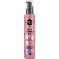 Organic Shop Body Shimmer Oil 100ml - Rose & Lychee - Λάδι Σώματος με Τριαντάφυλλο & Λίτσι που Χαρίζει Λάμψη & Επιδερμίδα Λεία & Απαλή