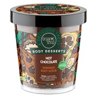 Organic Shop Body Desserts Hot Chocolate Warming Body Scrub 450ml - Θερμαντικό Απολεπιστικό Σώματος Ζεστή Σοκολάτα